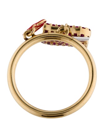 Fendi Charm Cocktail Ring