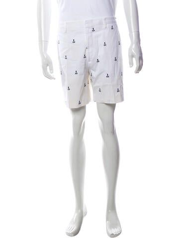 Fendi Shorts Printed Flat Front XXL