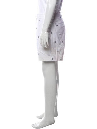 Fendi Printed Flat Front Shorts