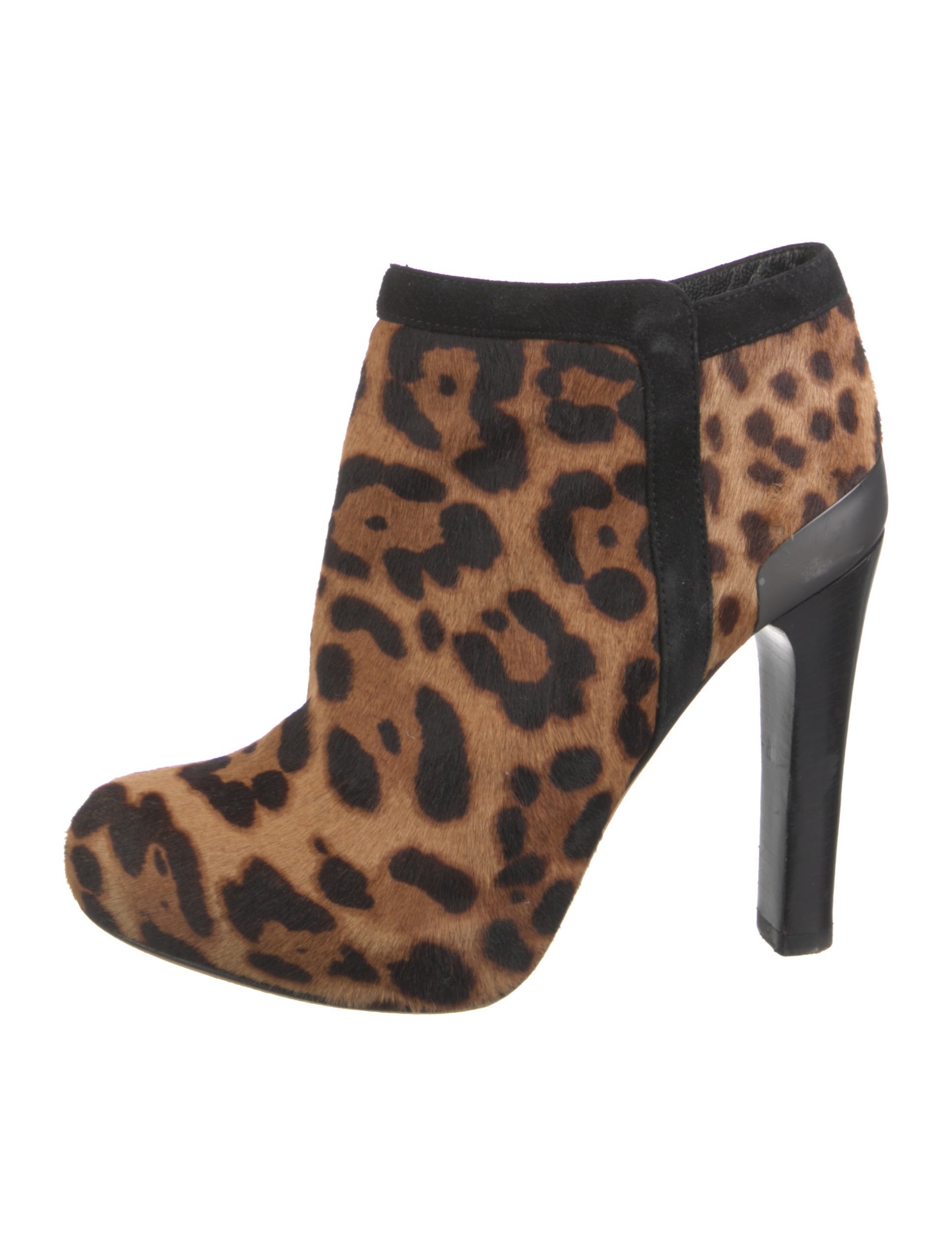 Fendi Ponyhair Animal Print Boots