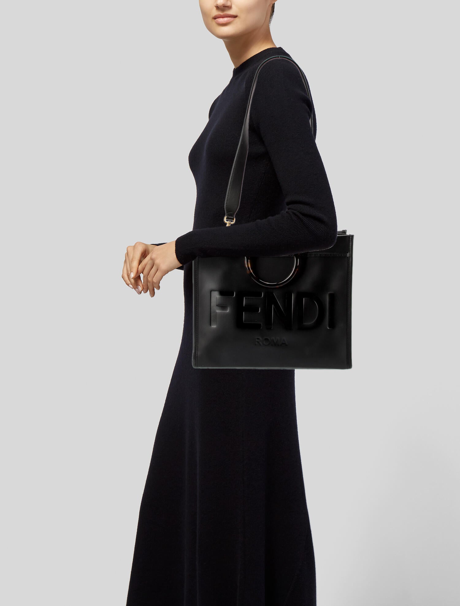 Fendi Medium Sunshine Shopper Tote