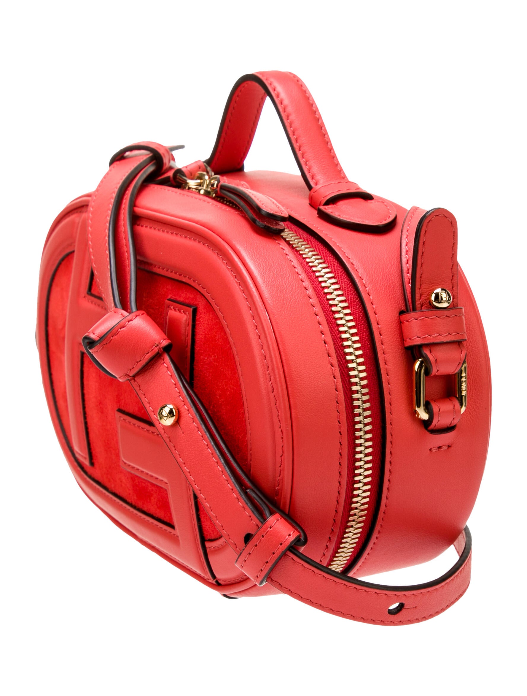 Fendi 2021 O'Lock Mini Camera Case Red Crossbody Bags, Handbags