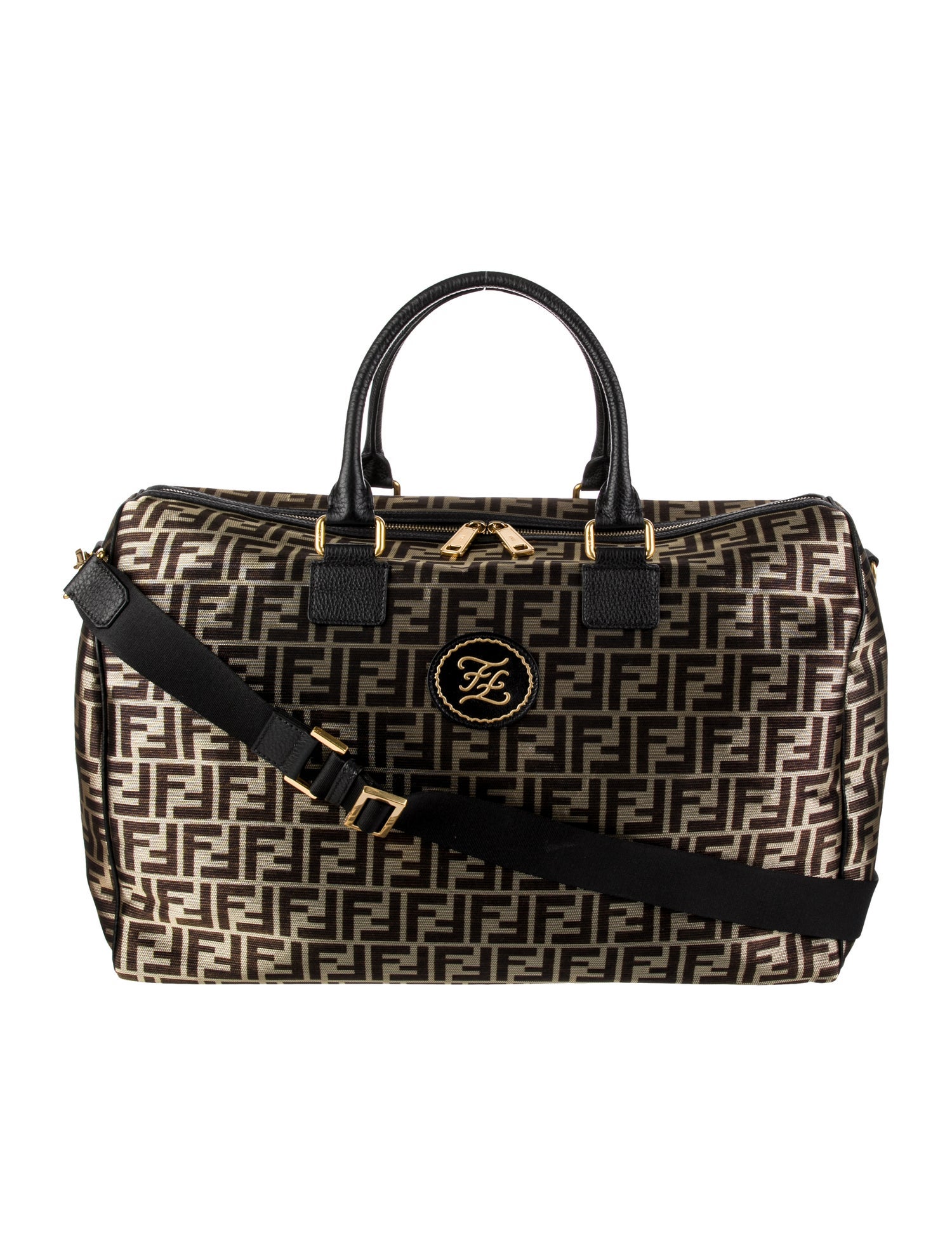 Fendi Medium Nylon Zucca Weekender