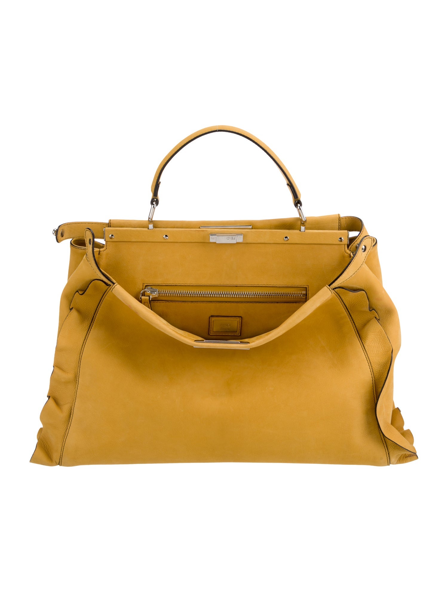 Fendi Large Ruffle Peekaboo Bag Totes, Handbags The RealReal