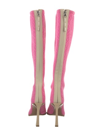 Fendi Colorblock Pattern Sock Boots