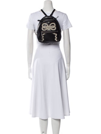 Fendi Mini By The Way Ribbon Pearl Backpack