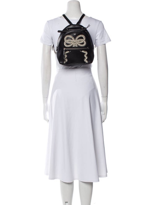 Fendi Mini By The Way Ribbon Pearl Backpack