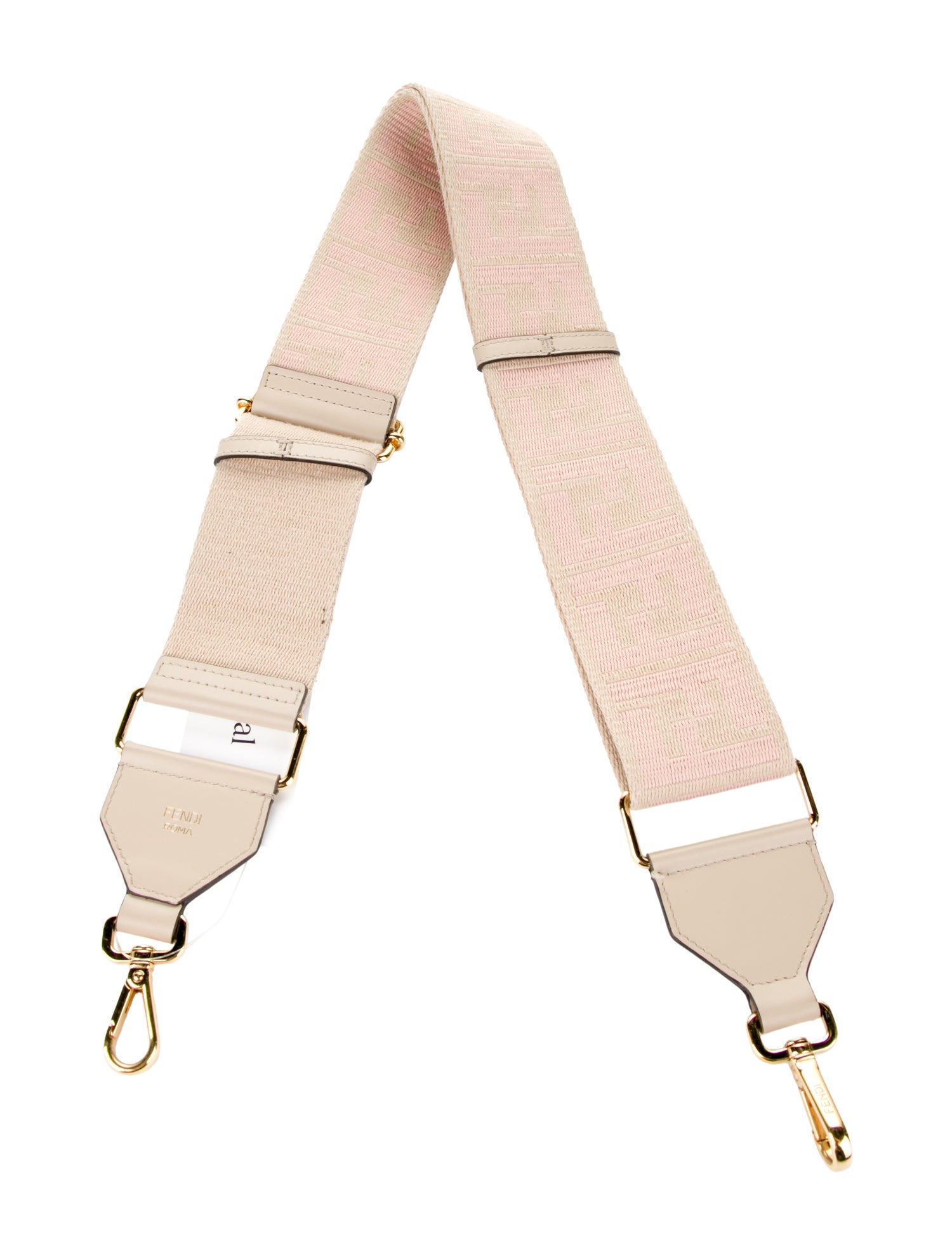Fendi Zucca FF Canvas Bag Strap