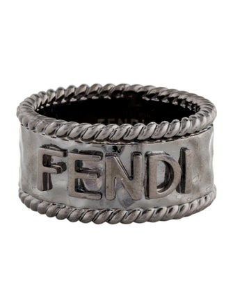 Fendi Signature Logo Ring