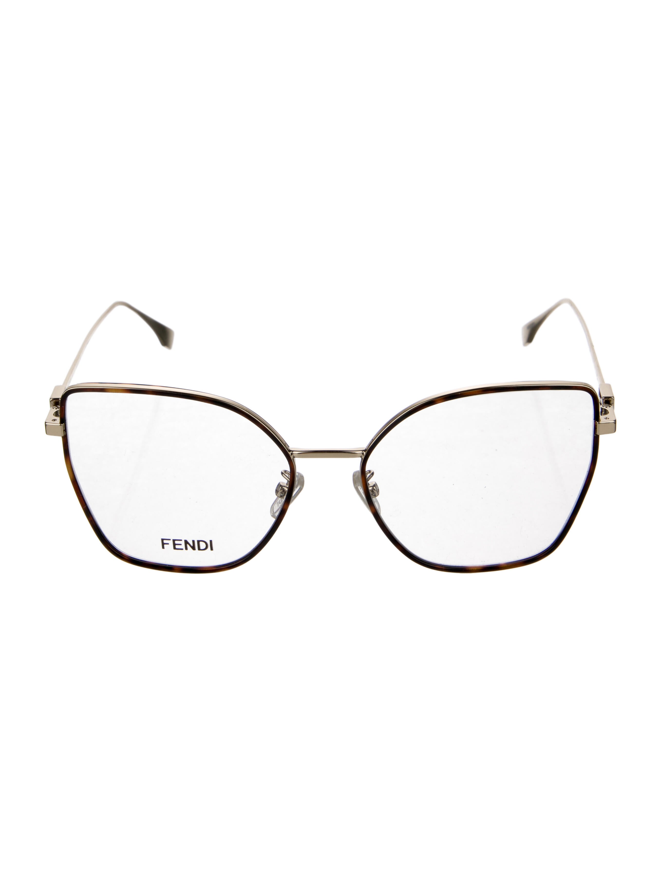 Christian Dior Oversize Eyeglasses Gold Eyeglasses, Accessories CHR339799 The RealReal