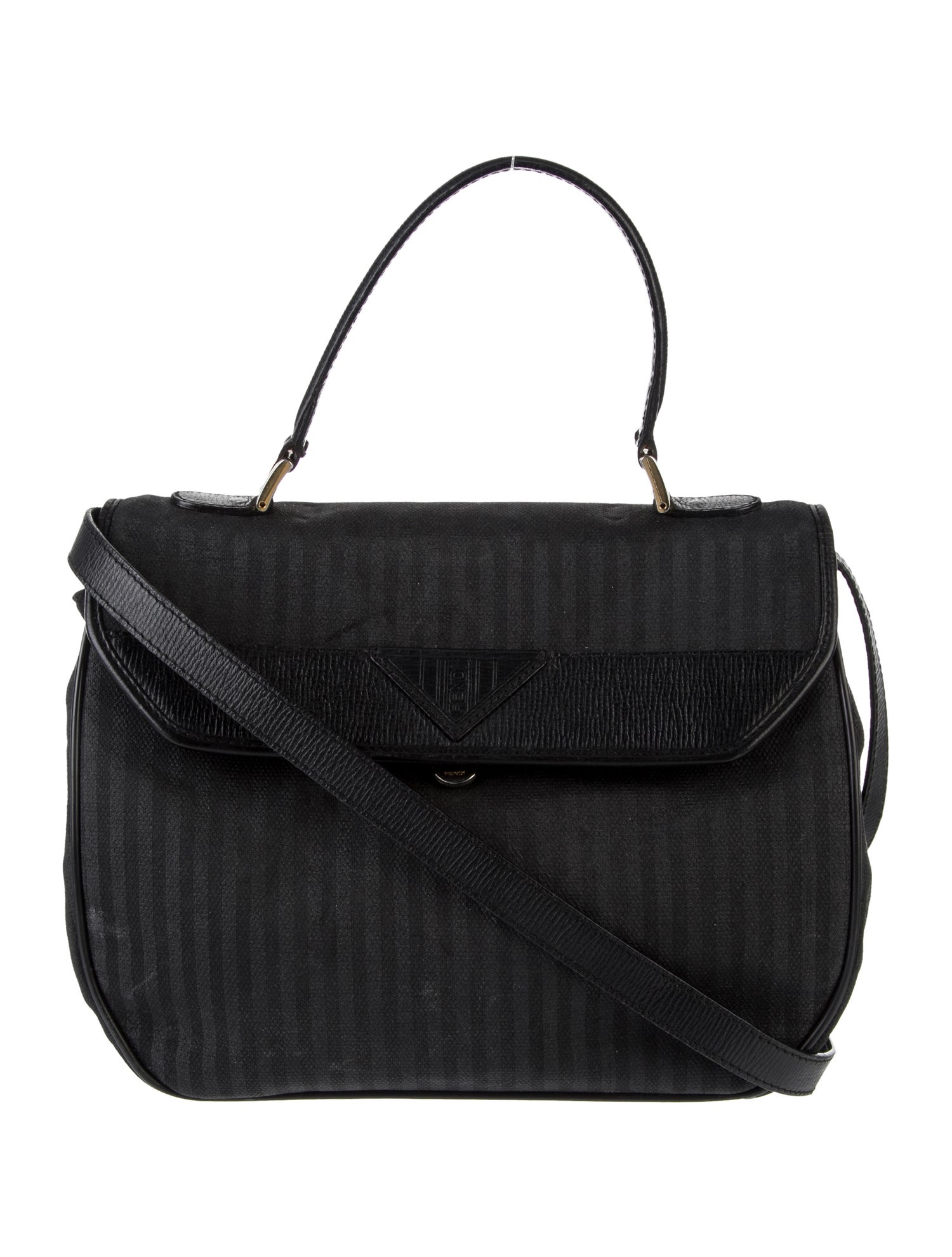 Fendi Vintage Pequin Crossbody Bag Crossbody Bags, Handbags The RealReal