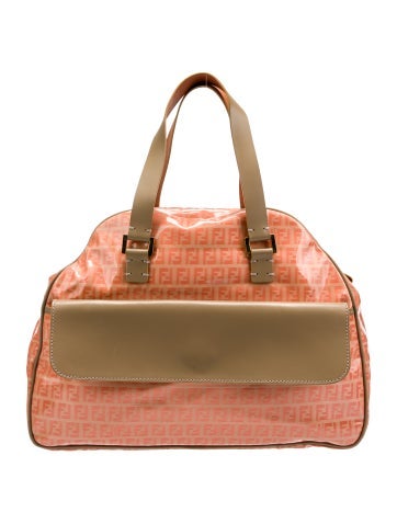 Fendi Handle Bags Zucchino Bowling Bag