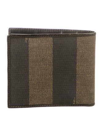 Fendi Pequin Pattern Wallet