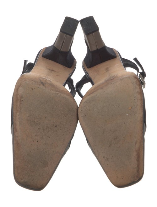 Fendi Zucca FF Logo Colorblock Pattern Pumps