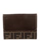 Fendi Zucca FF Printed Compact Wallet