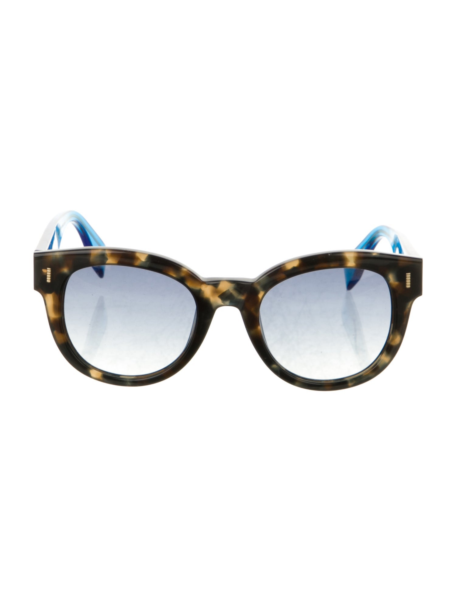 Fendi Round Gradient Sunglasses