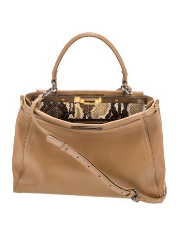 Fendi Handle Bags Large Peekaboo Bag