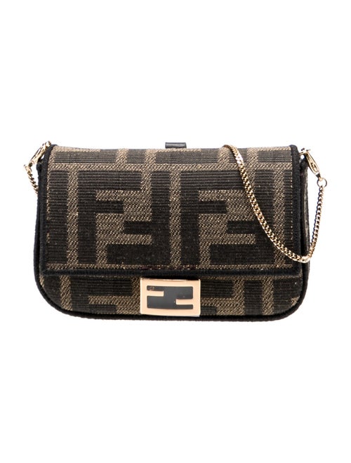Fendi Zucca Nano Baguette Charm