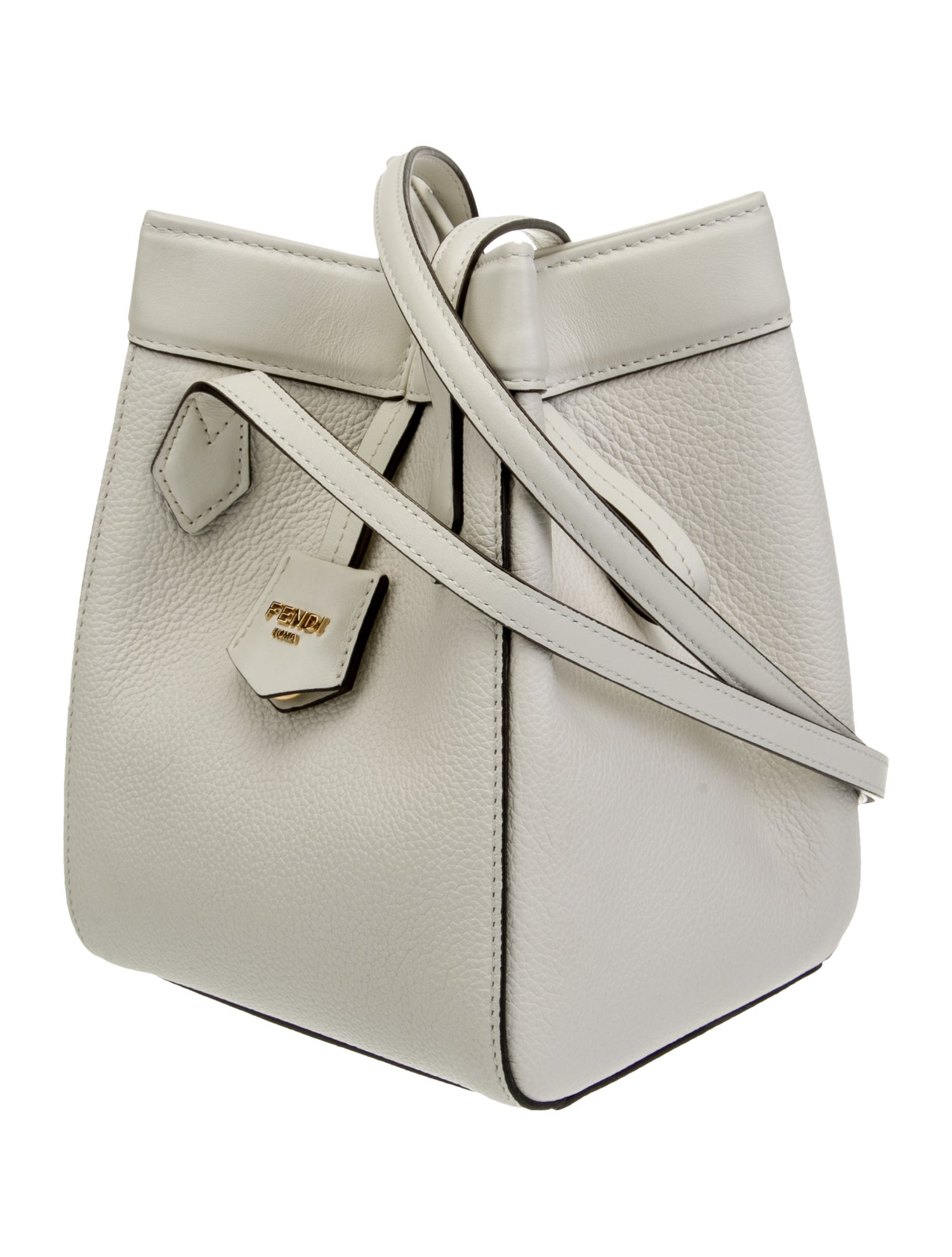 Fendi Origami Mini Bag - Neutrals Crossbody Bags, Handbags