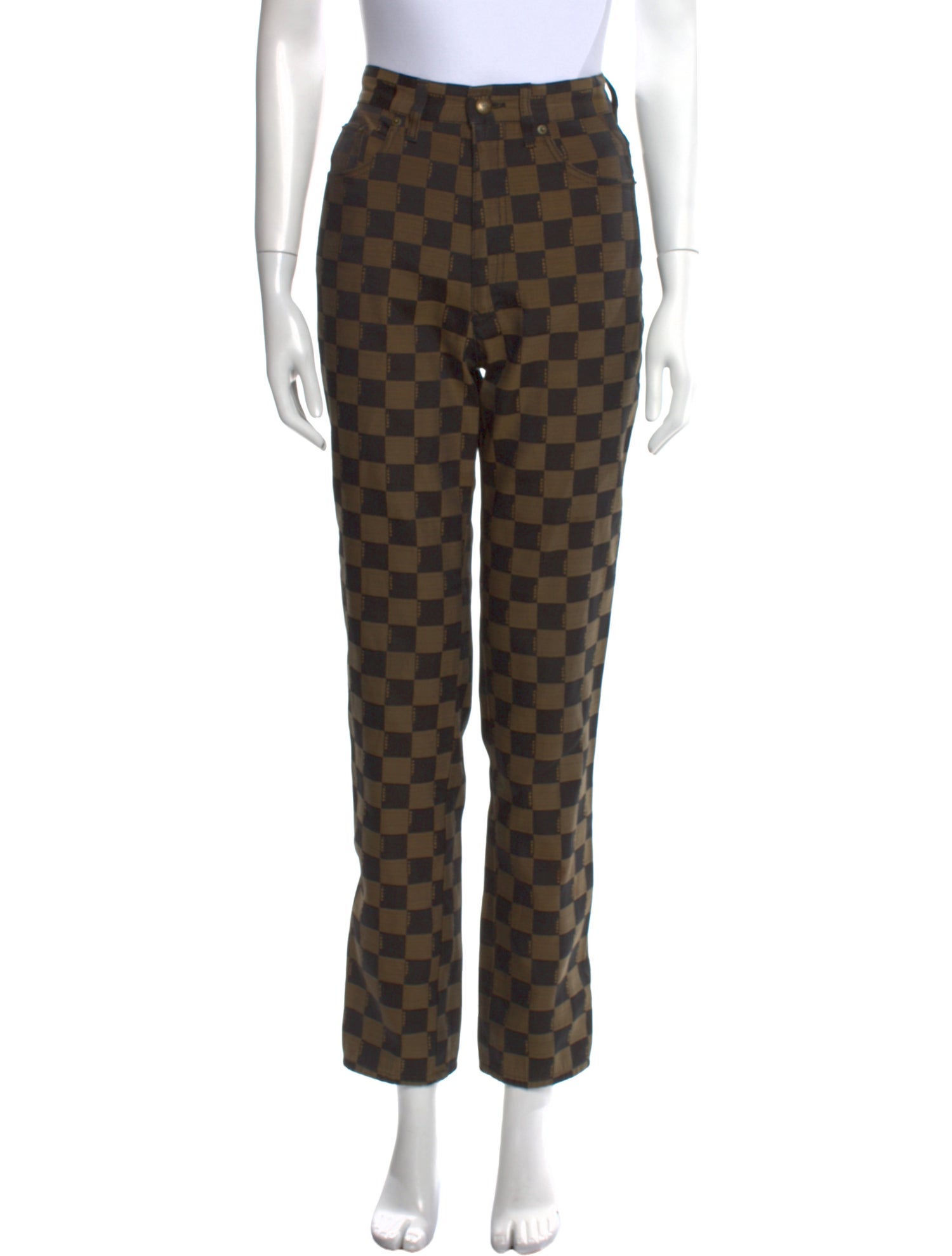 Fendi Vintage Straight Leg Pants