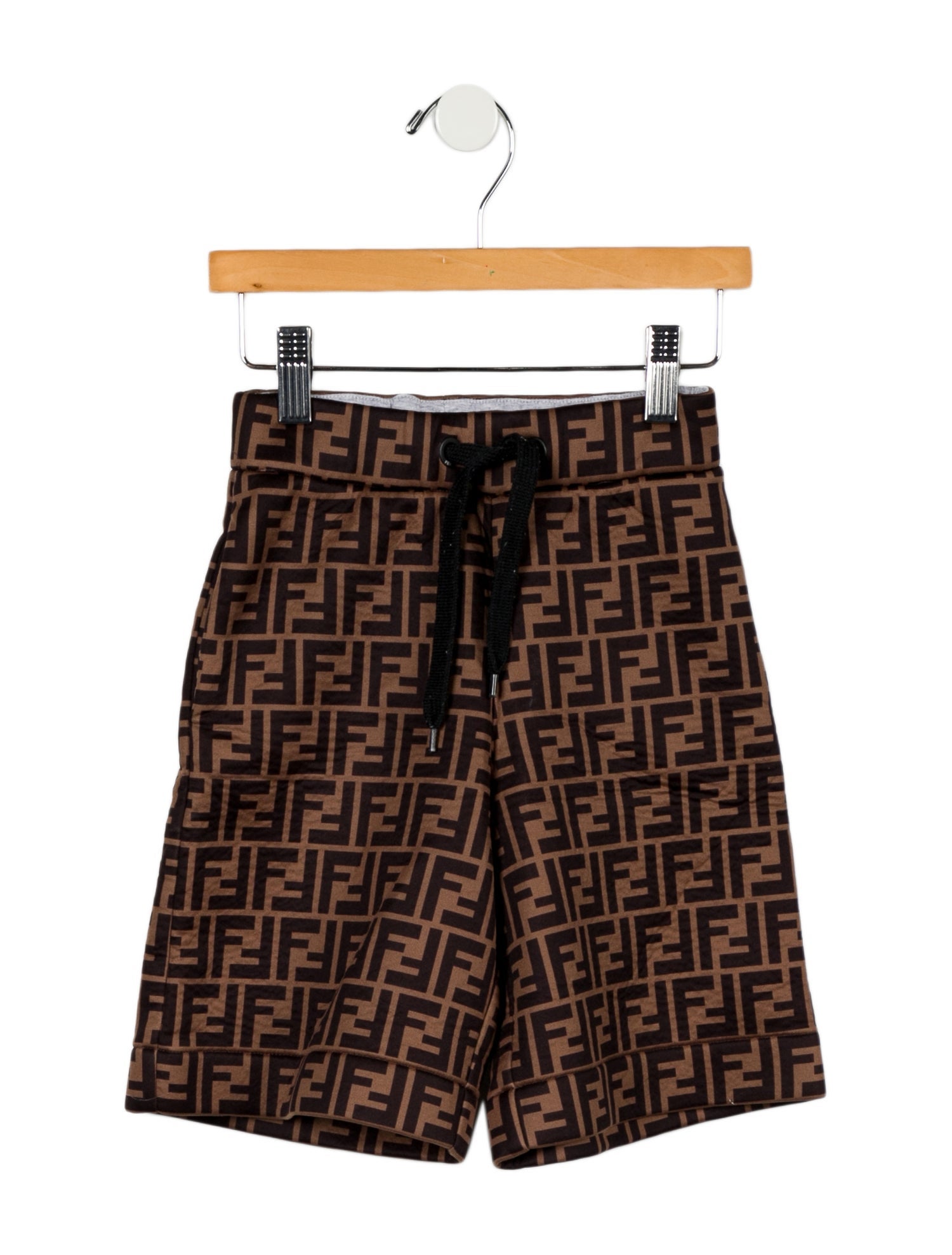Fendi Zucca FF Printed Woven Shorts