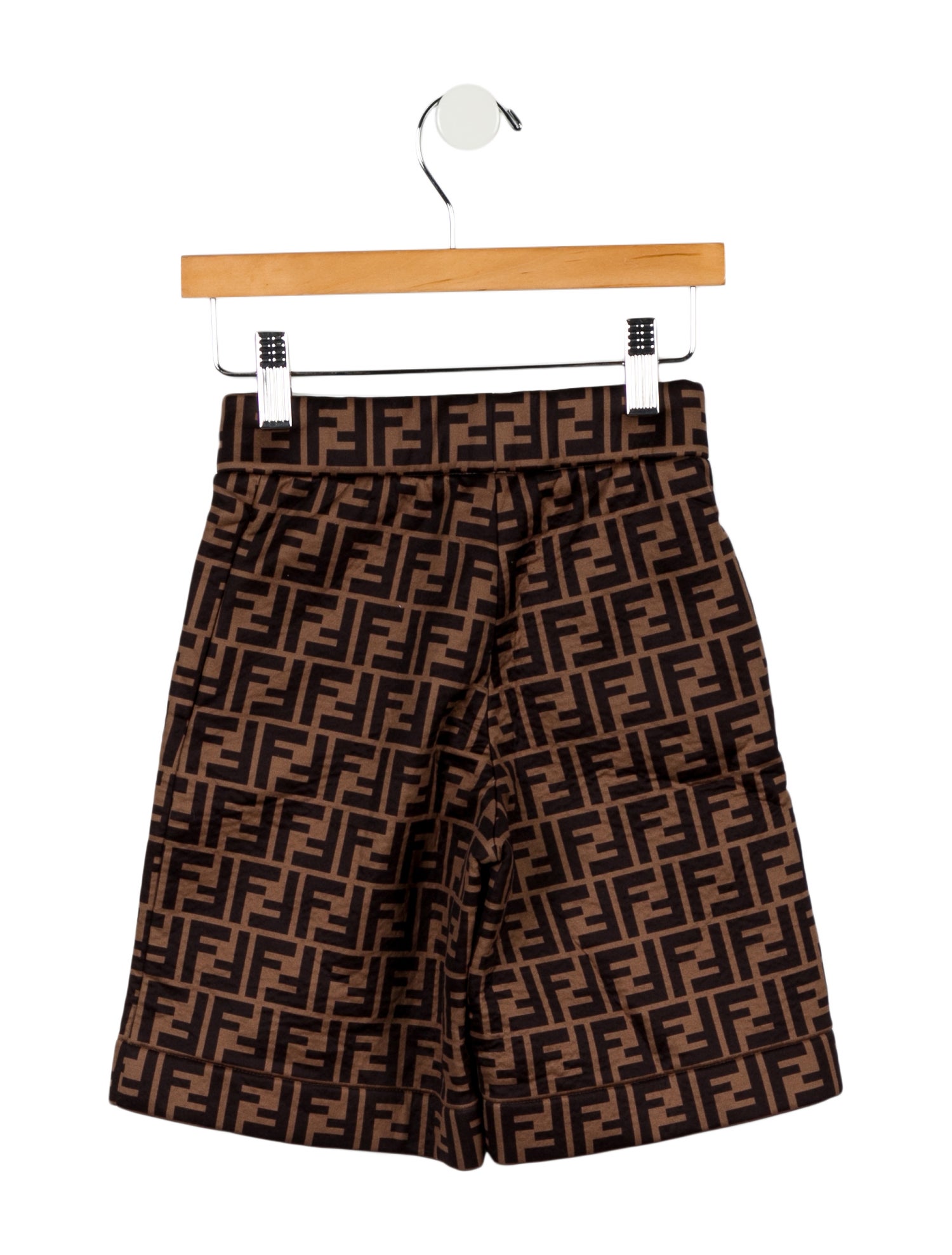 Fendi Zucca FF Printed Woven Shorts