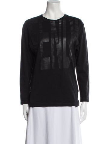 Fendi Tops Crew Neck Long Sleeve Sweatshirt Us4, It40 | S