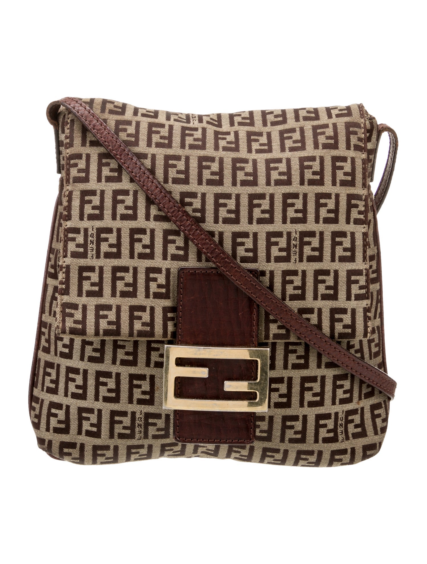 Fendi Zucca FF Messenger Bag Mini