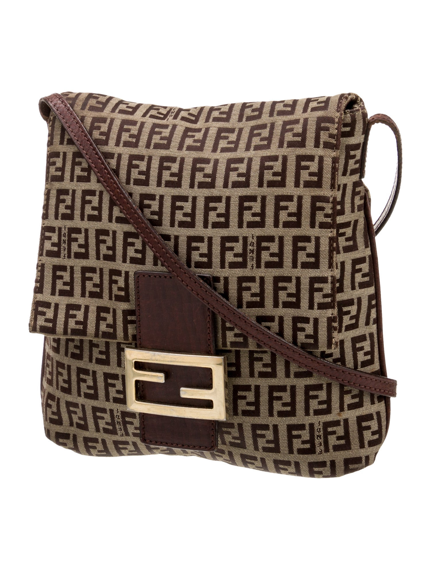 Fendi Zucca FF Messenger Bag Mini