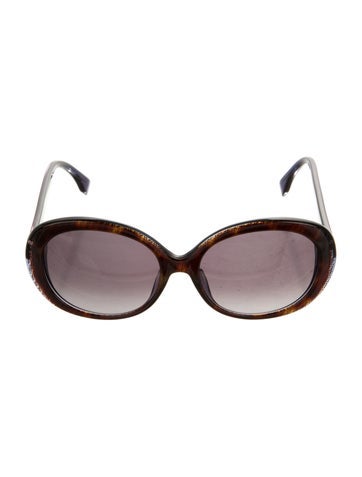 Fendi Sunglasses Zucca FF Logo Oversize