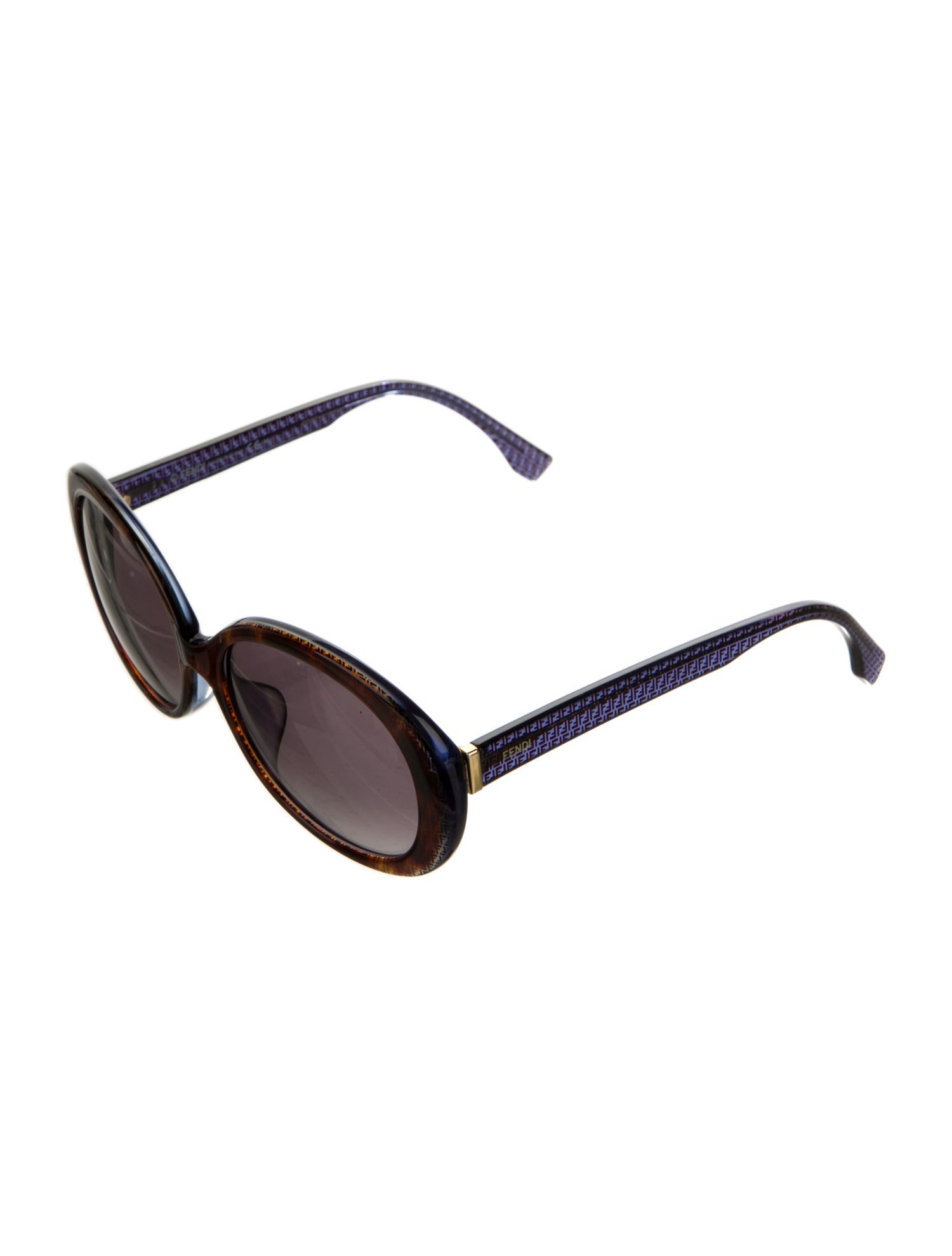 Fendi Zucca FF Logo Oversize Sunglasses