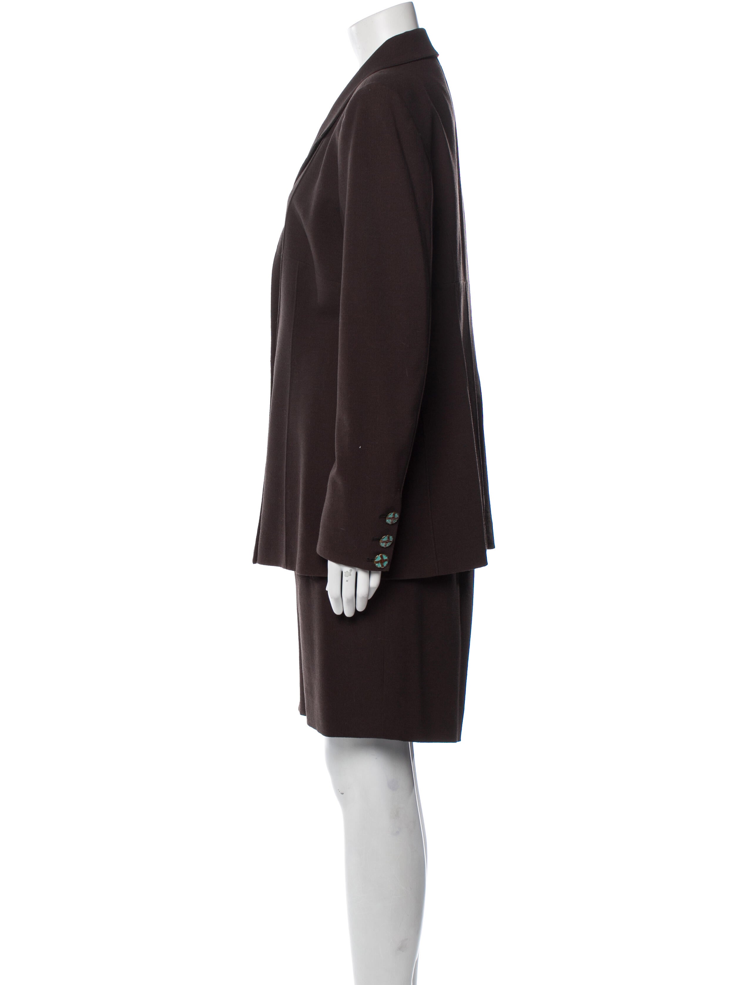Fendi 25 Sport Suit Khaki Polyester