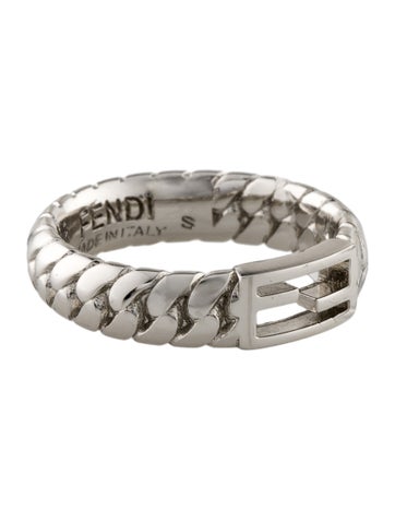 Fendi Band Baguette Ring 5.25 | S