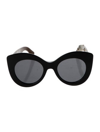 Fendi Zucchino FF Logo Oversize Sunglasses