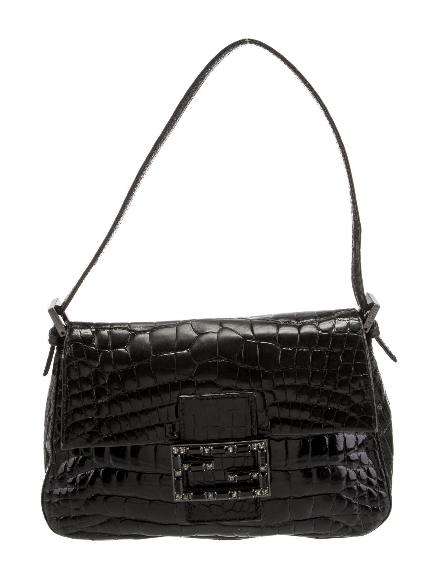 Fendi Mini Crocodile Mama Baguette
