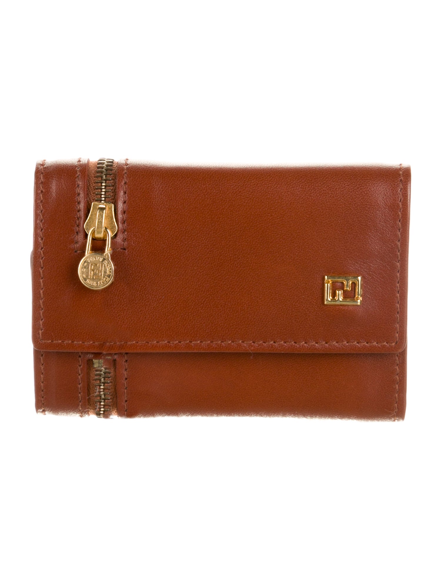 Fendi Leather 8 Ring Key Holder