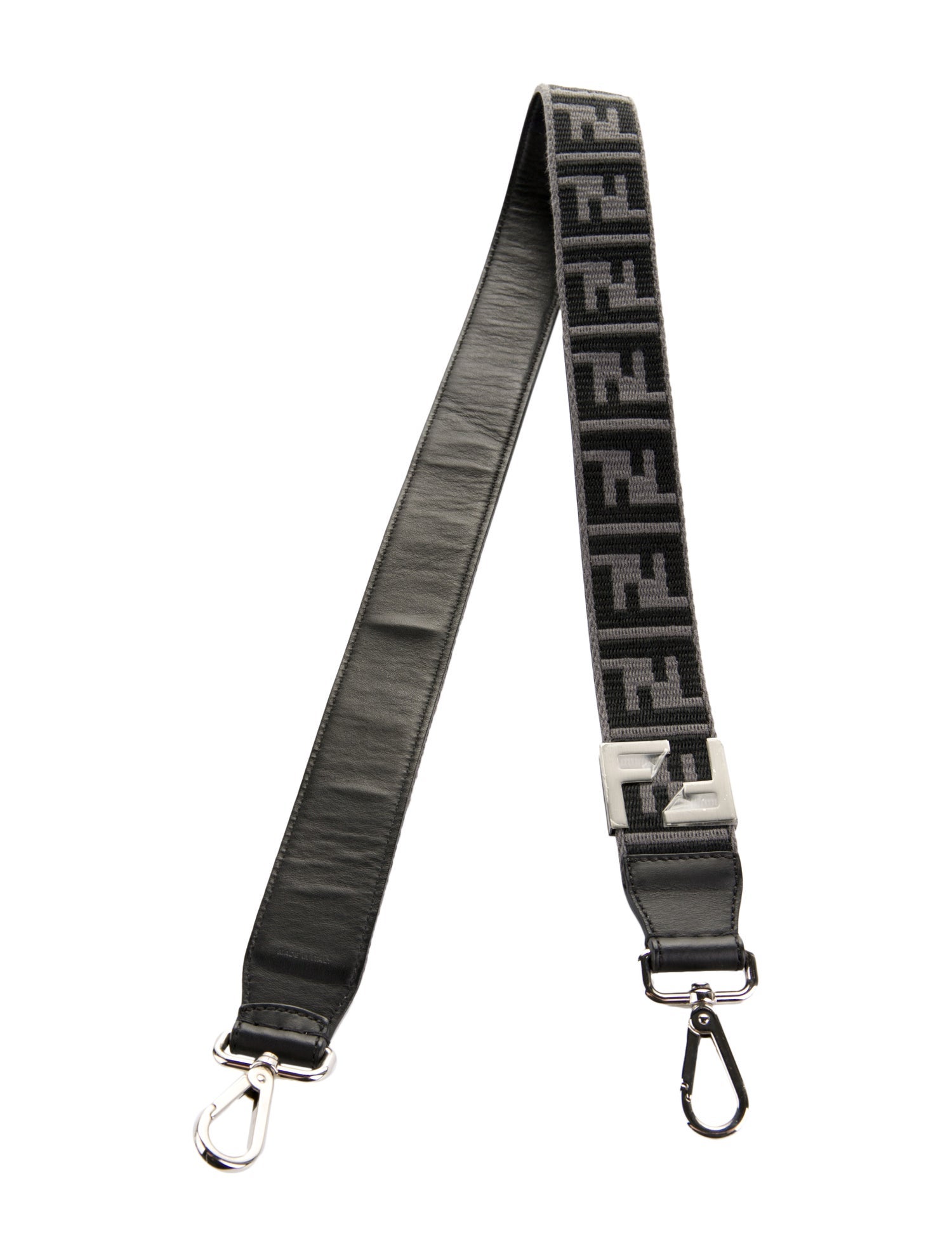 Fendi Zucca Bag Strap - Black Bag Accessories, Accessories