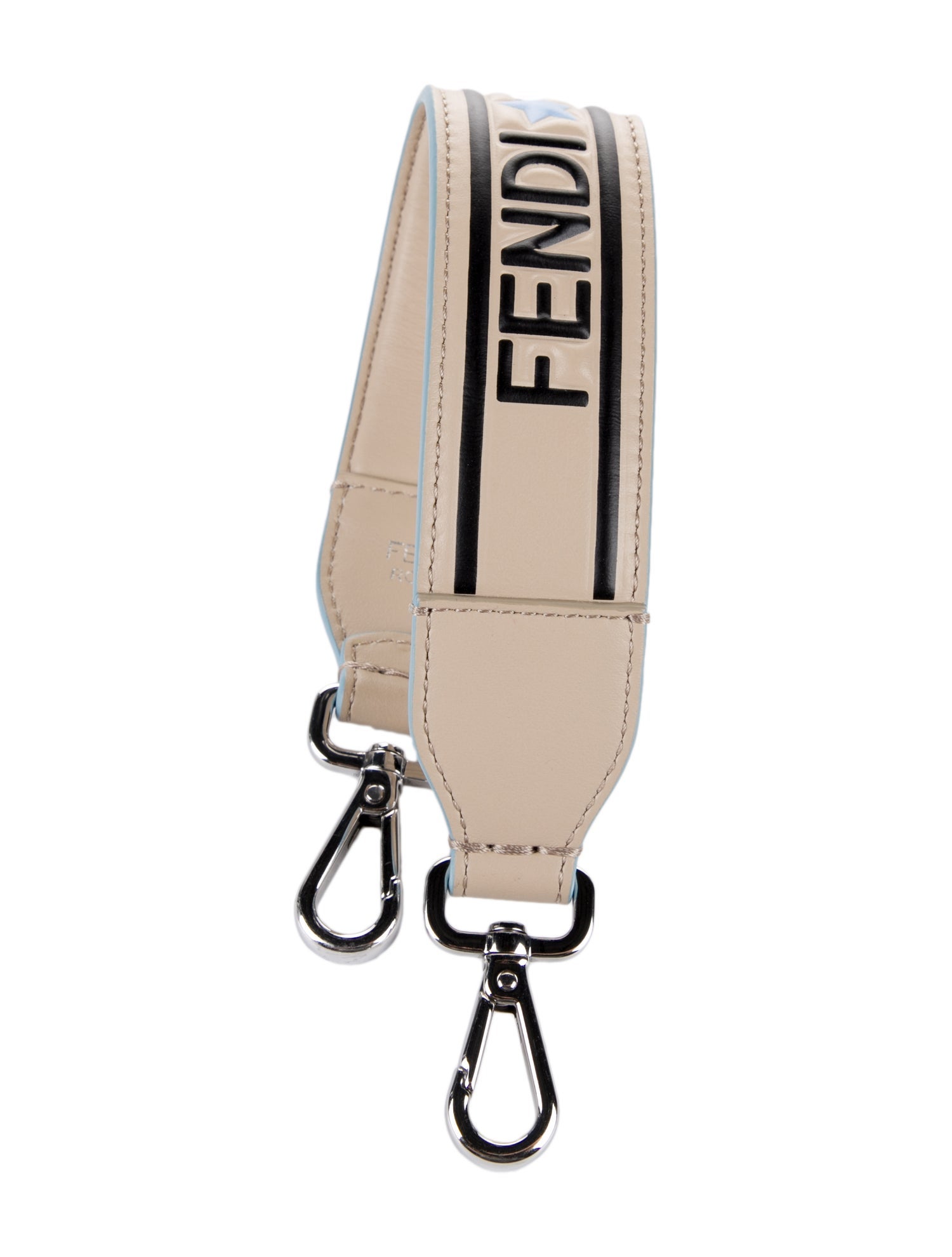 Fendi Leather Logo Bag Stap