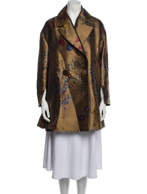 Fendi Floral Print Coat