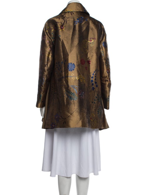 Fendi Floral Print Coat