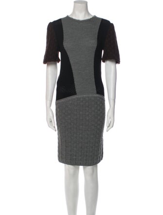 Fendi Wool Knee-Length Dress