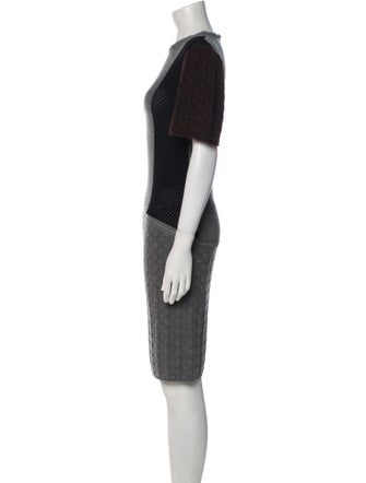 Fendi Wool Knee-Length Dress
