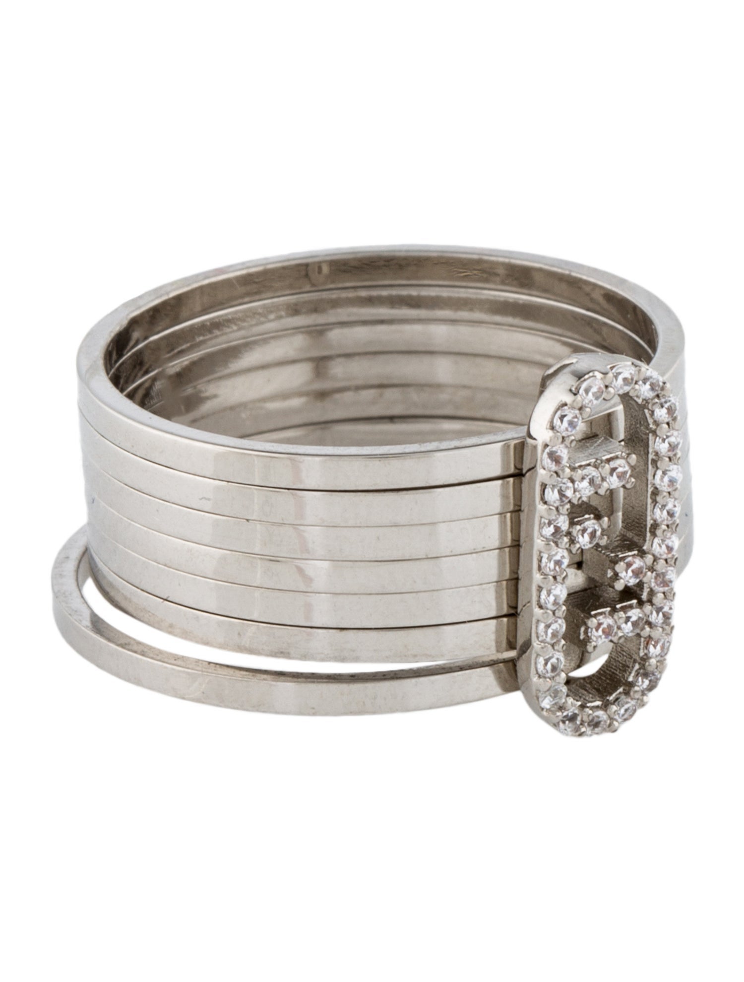 Fendi Crystal Cocktail RIng