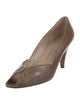 Fendi Leather D'Orsay Pumps