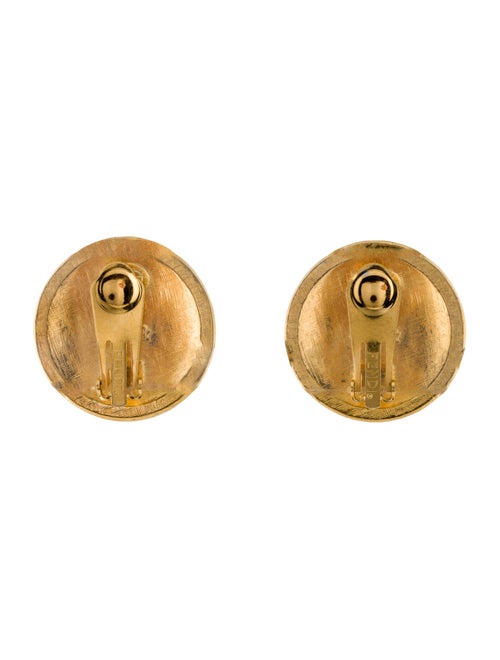 Fendi Vintage Clip-On Earrings