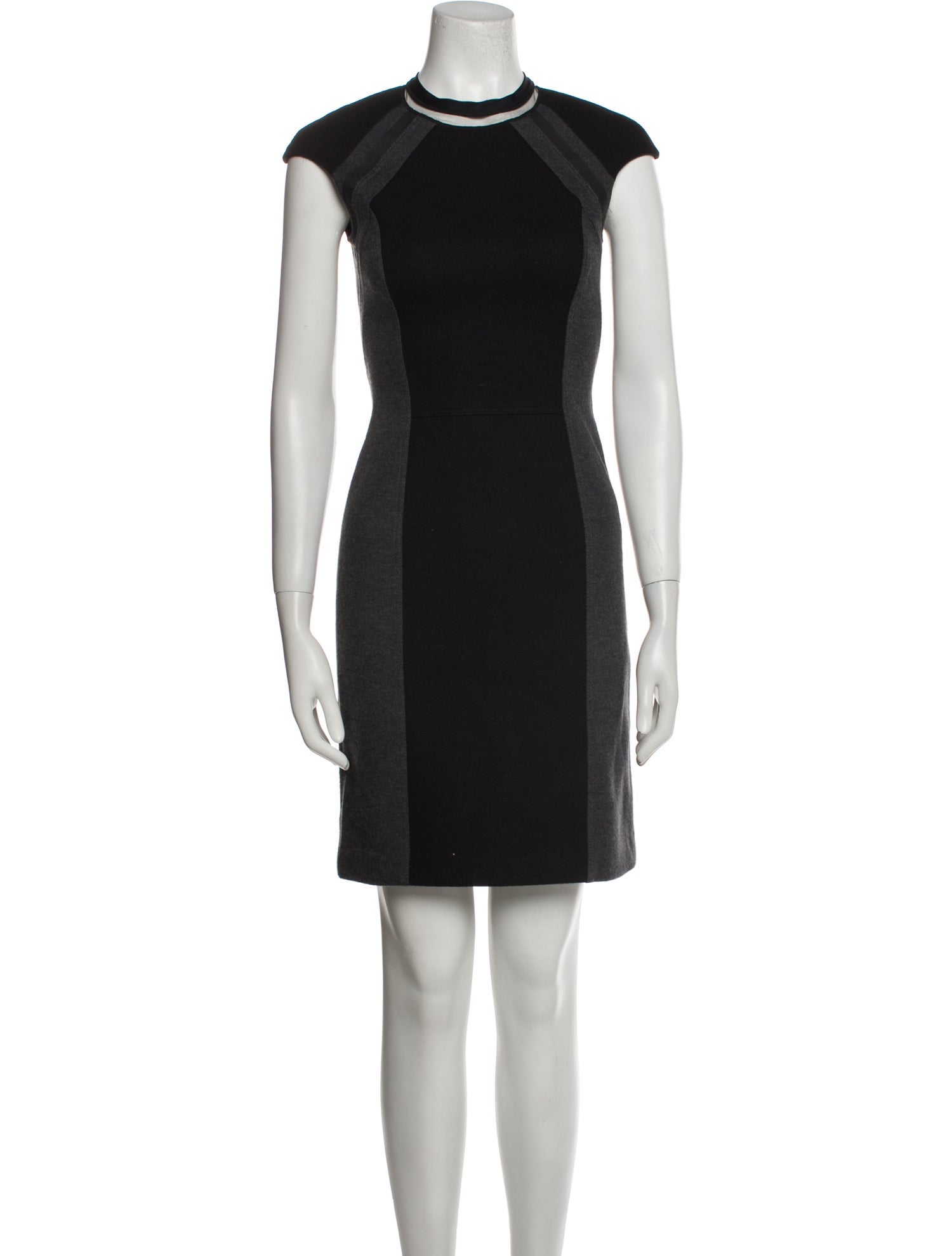 Fendi Crew Neck Mini Dress