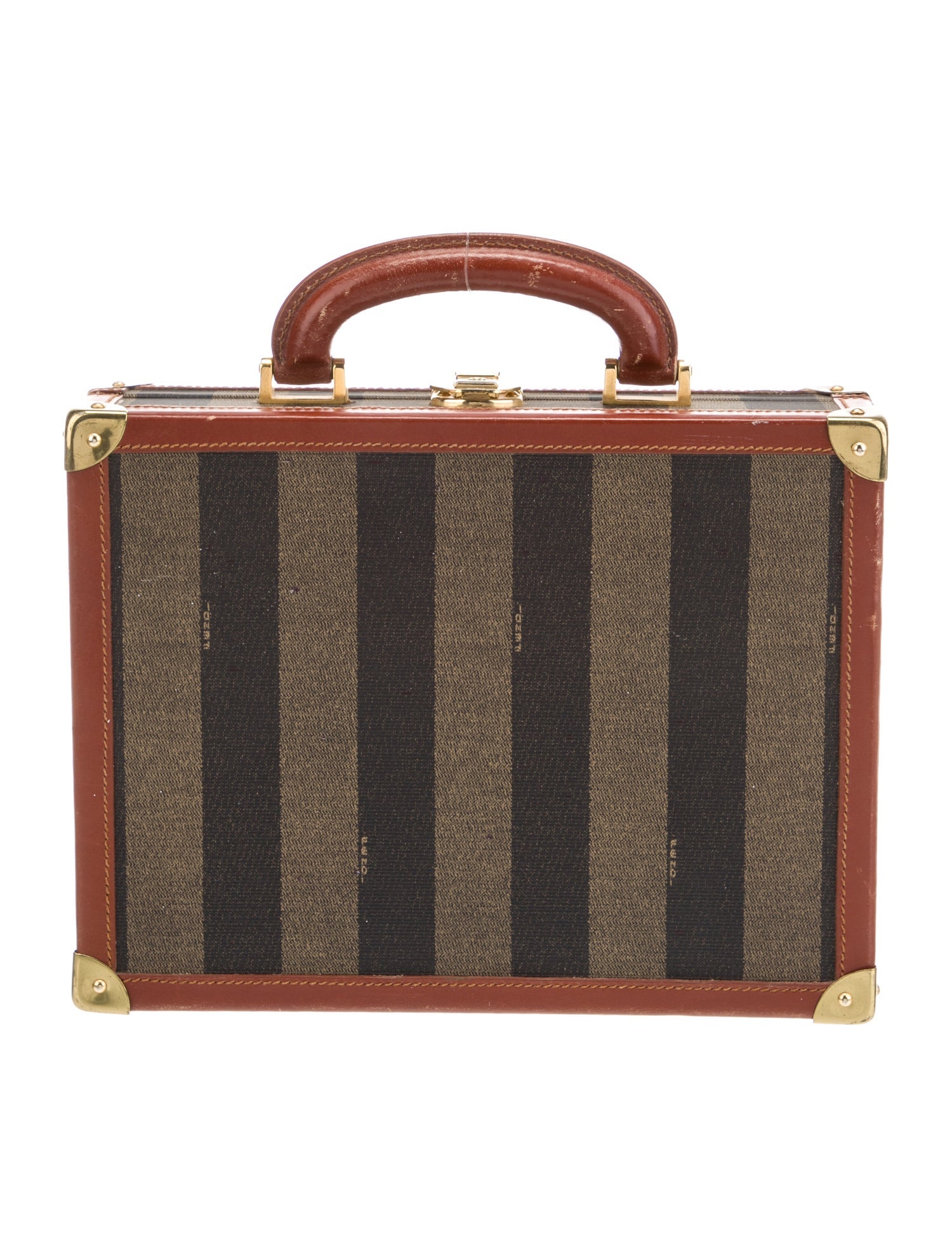 Fendi Pequin Briefcase Vintage - Brown Briefcases, Bags