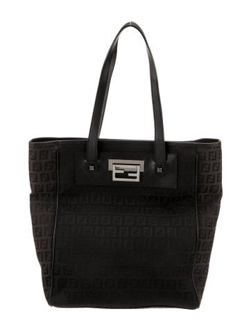 Fendi Totes Zucchino FF Tote Vintage