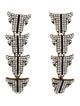 Fendi Ffreedom Crystal Drop Earrings