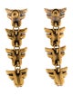 Fendi Ffreedom Crystal Drop Earrings